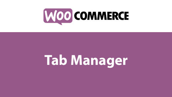 WooCommerce Tab Manager