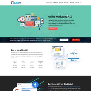 Theme Wordpress công ty thiết kế web, marketing online
