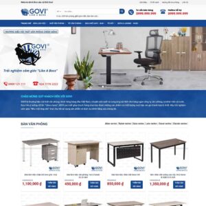 Theme WordPress nội thất govi